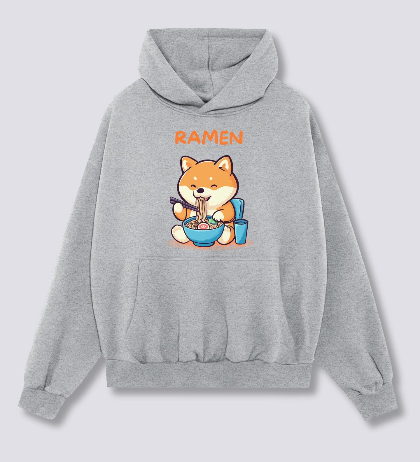 Priekinis Spaudinys - Shiba Ramen Hoodie
