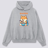 Priekinis Spaudinys - Shiba Ramen Hoodie