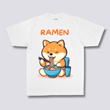 Priekinis Spaudinys - Shiba Ramen Marškinėliai