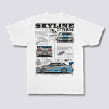 Skyline projekto marškiniai