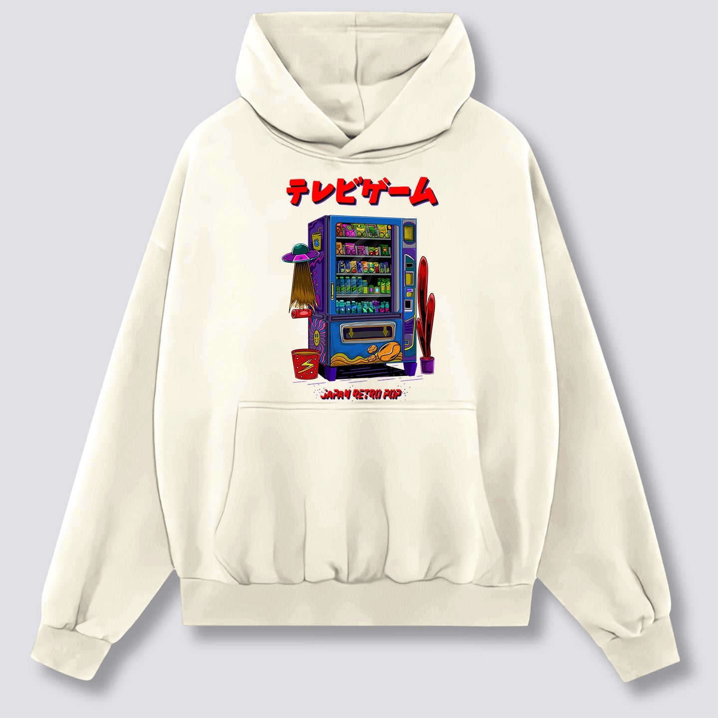 Priekinis Spaudinys - Užkandžių Mašinos Hoodie