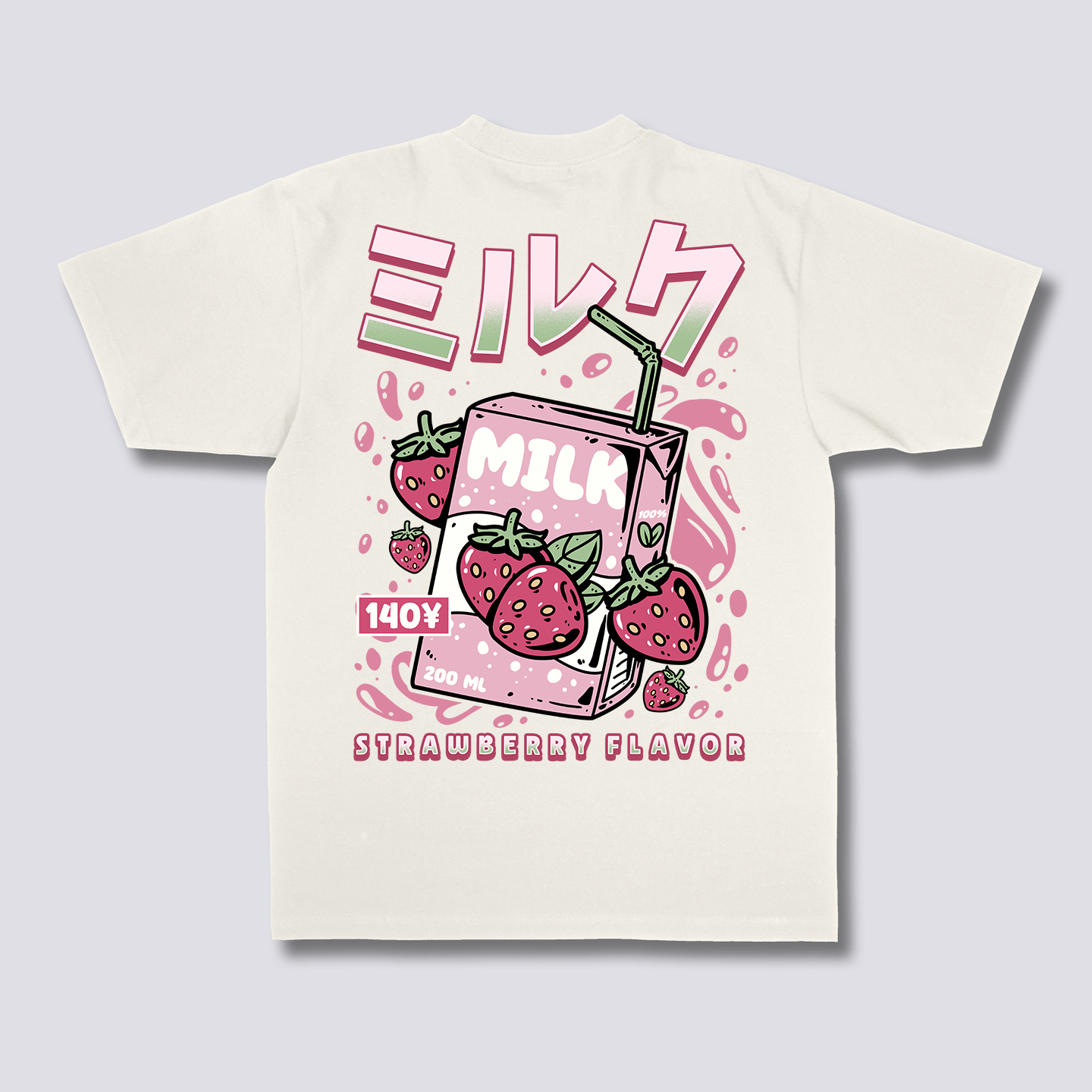 Marškinėliai „Strawberry Milk“