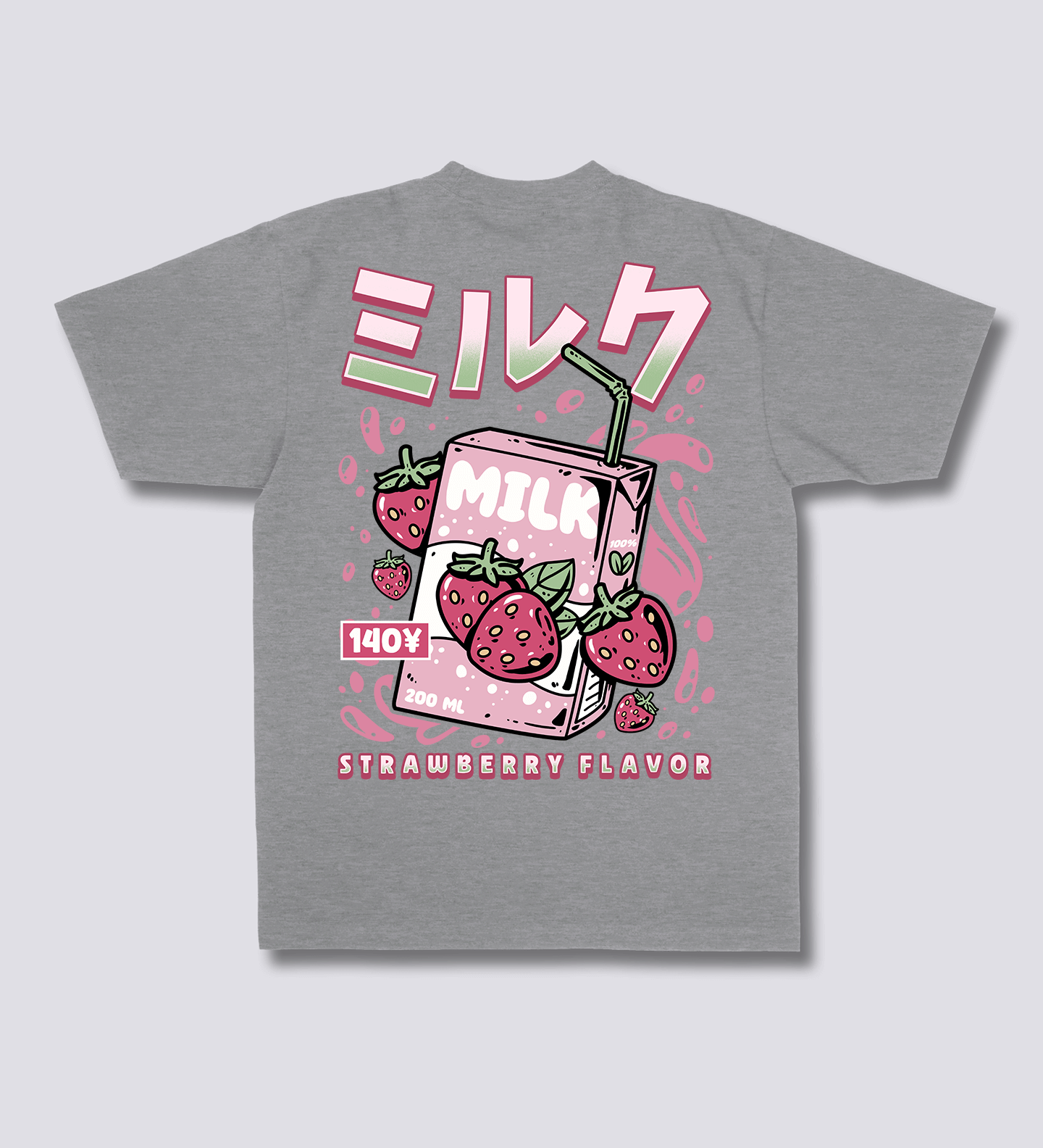 Marškinėliai „Strawberry Milk“