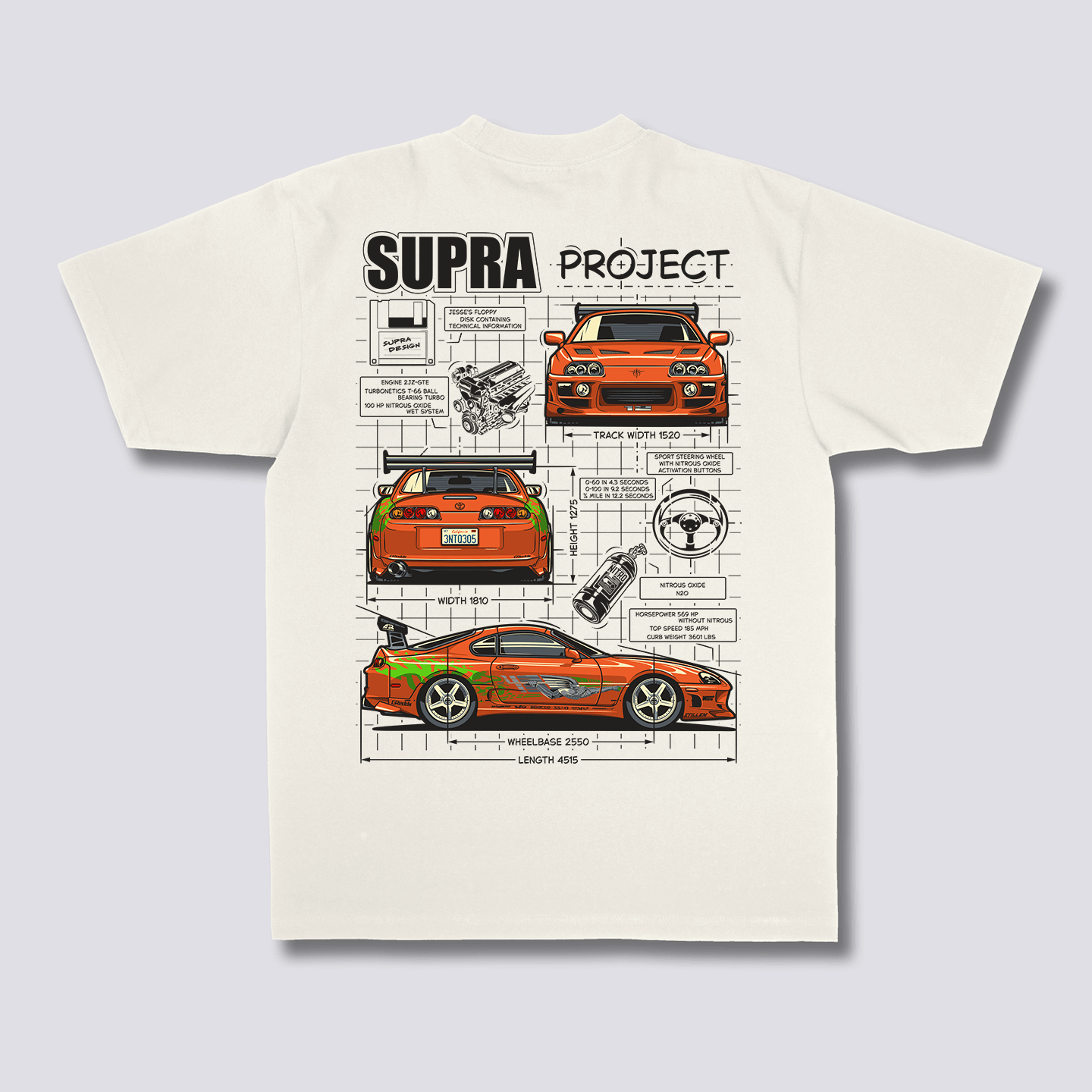 Supra projekto marškiniai