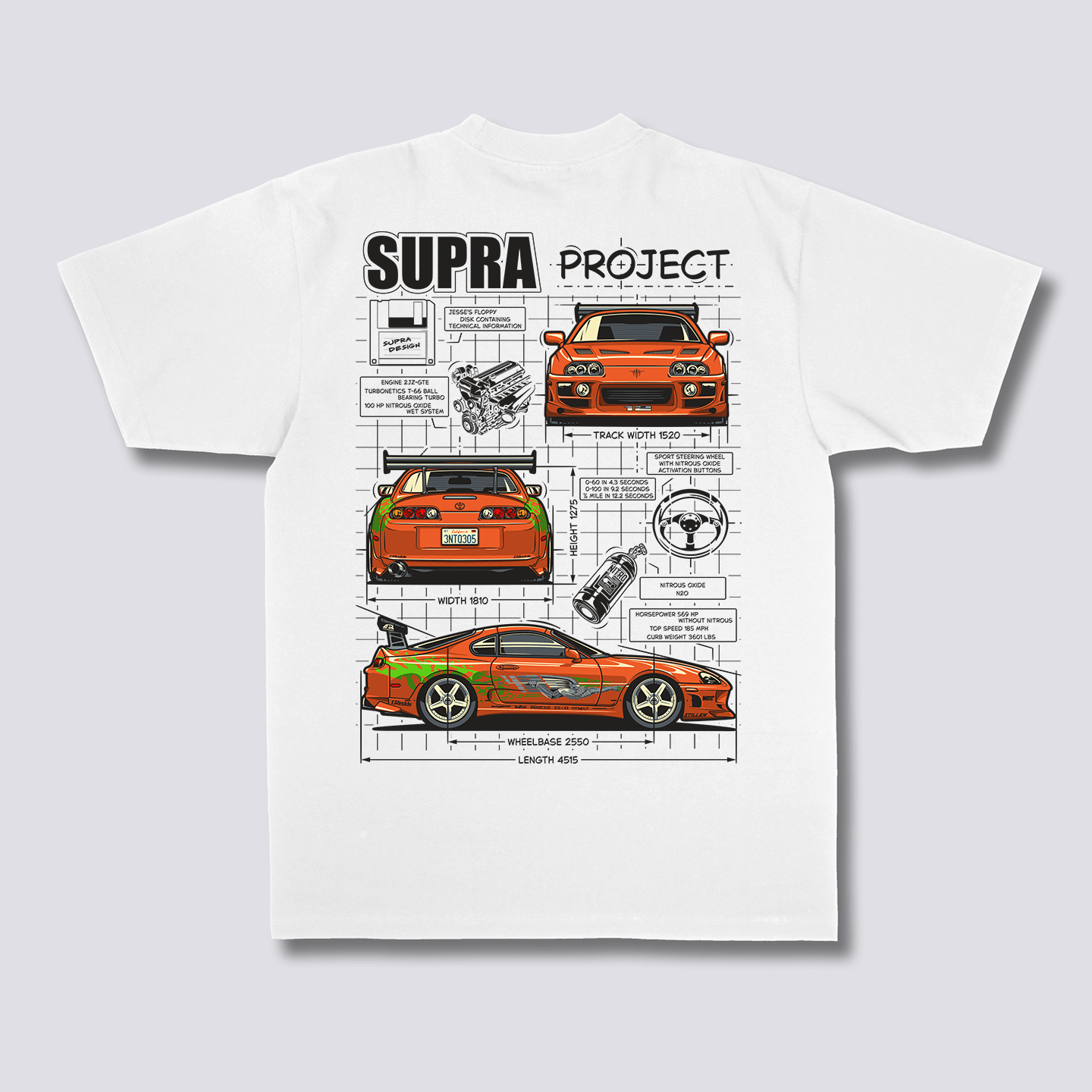 Supra projekto marškiniai