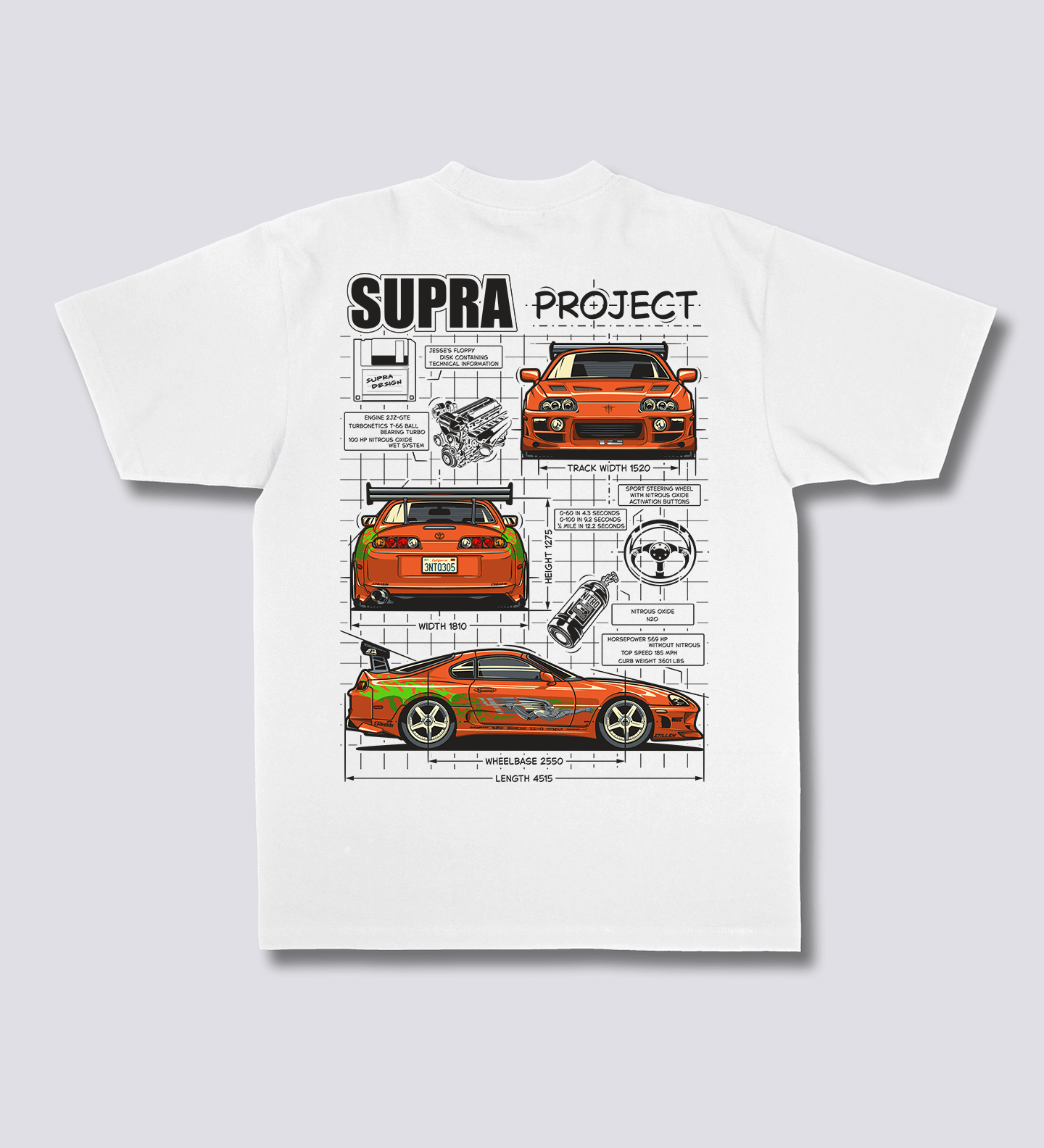 Supra projekto marškiniai