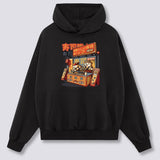 Priekinis Spaudinys - Sushi Parduotuvės Hoodie