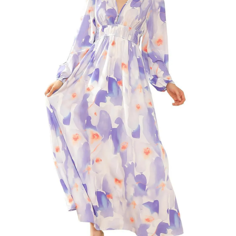 Celine | Abito Femminile con Motivo Floreale