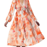 Celine | Abito Femminile con Motivo Floreale