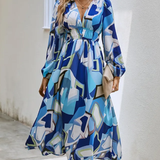 Celine | Abito Femminile con Motivo Floreale