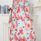 Celine | Abito Femminile con Motivo Floreale