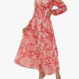 Celine | Abito Femminile con Motivo Floreale