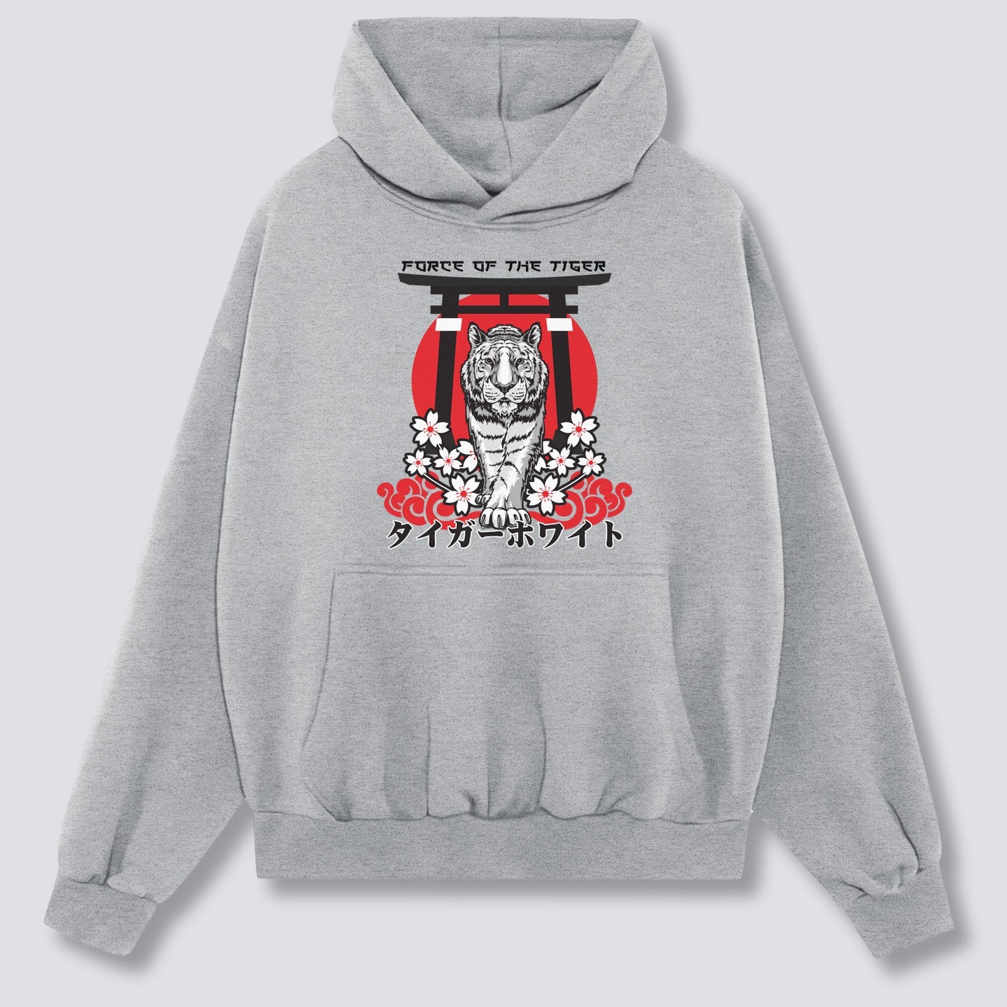 Priekinis Spaudinys - Tigro Pajėgų Hoodie