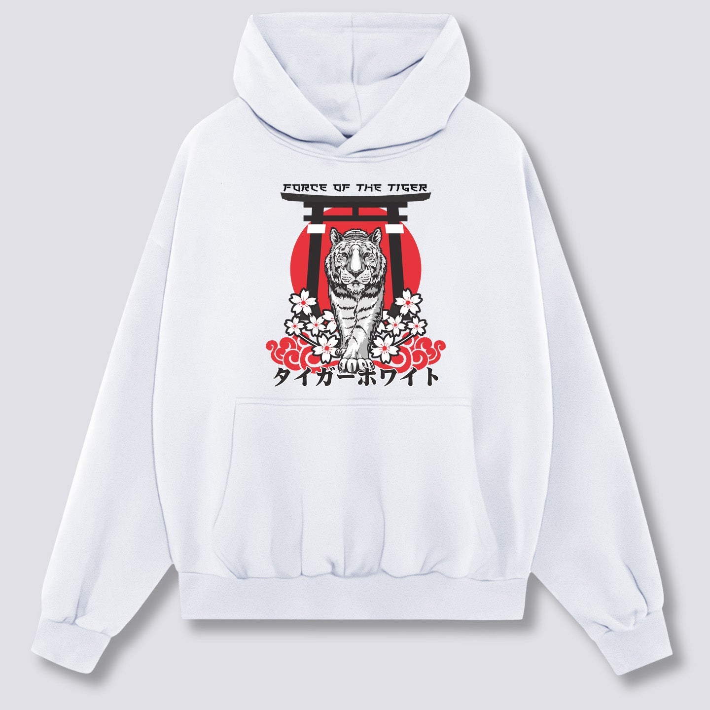 Priekinis Spaudinys - Tigro Pajėgų Hoodie