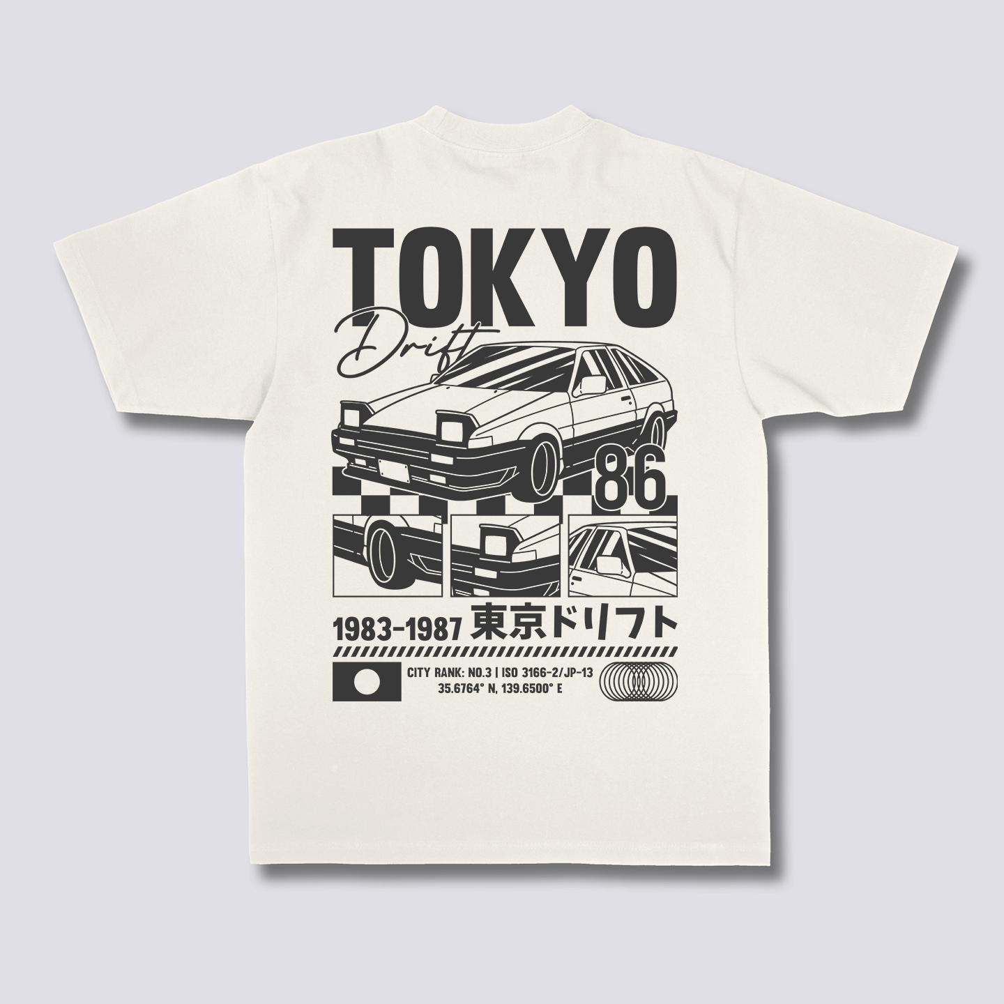 Marškinėliai „Tokyo Drift“