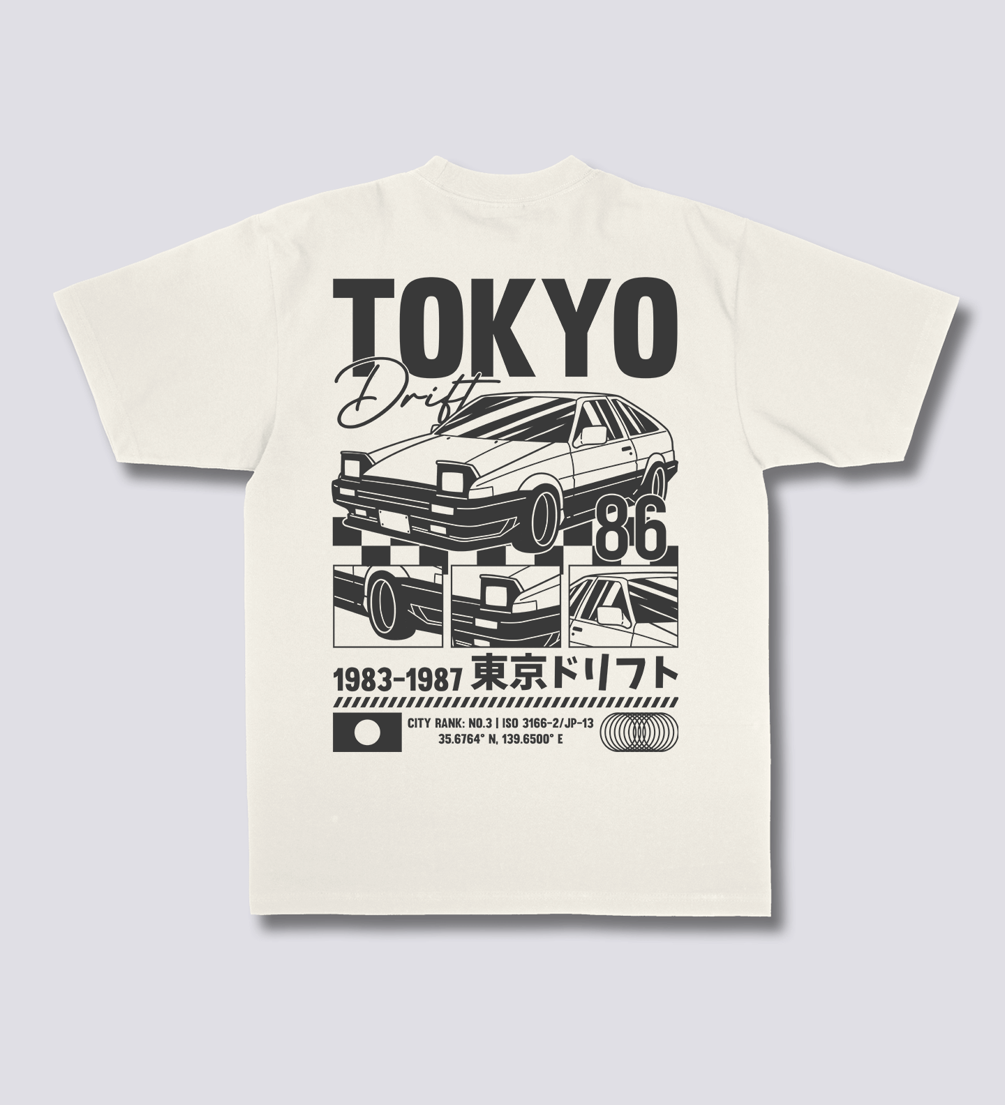 Marškinėliai „Tokyo Drift“
