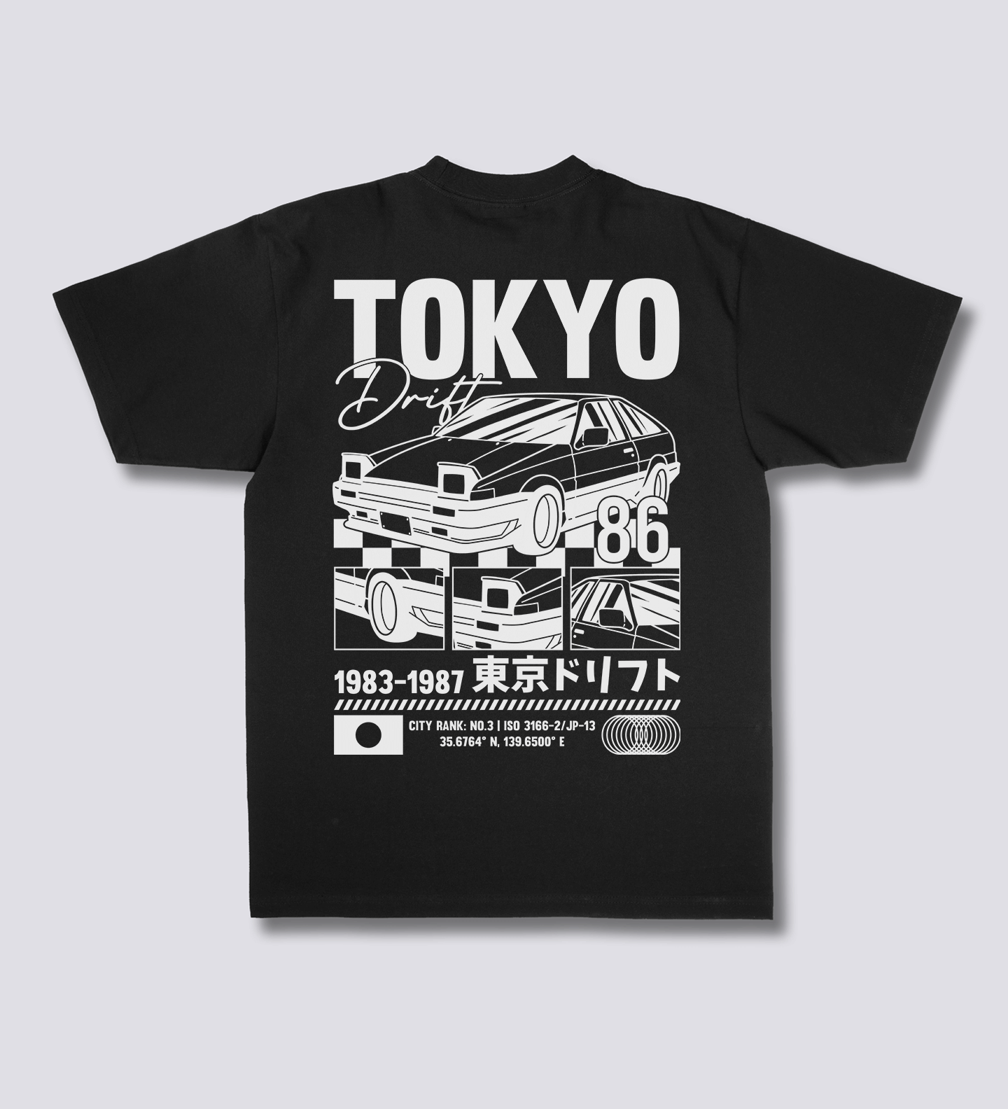 Marškinėliai „Tokyo Drift“