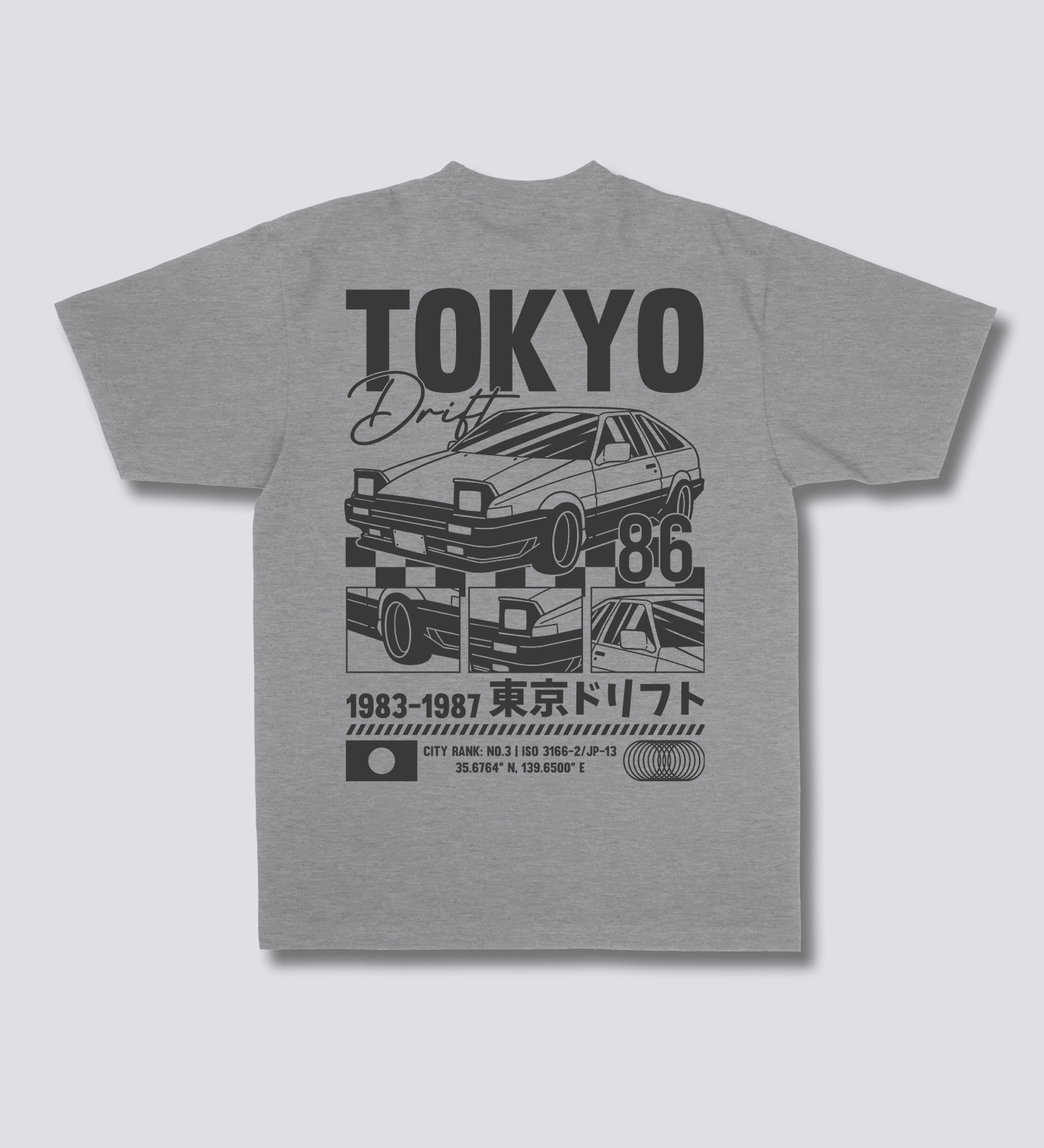 Marškinėliai „Tokyo Drift“