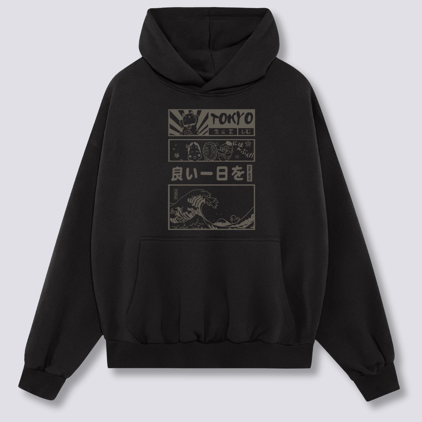 Priekinis Spaudinys - Tokijo Banga Hoodie