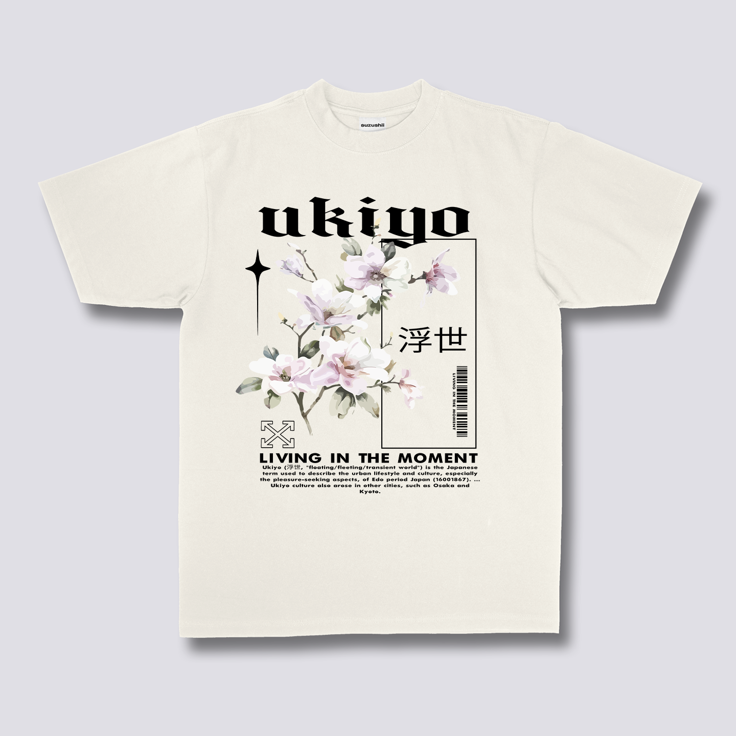 Priekinis Spaudinys - Ukiyo Marškiniai