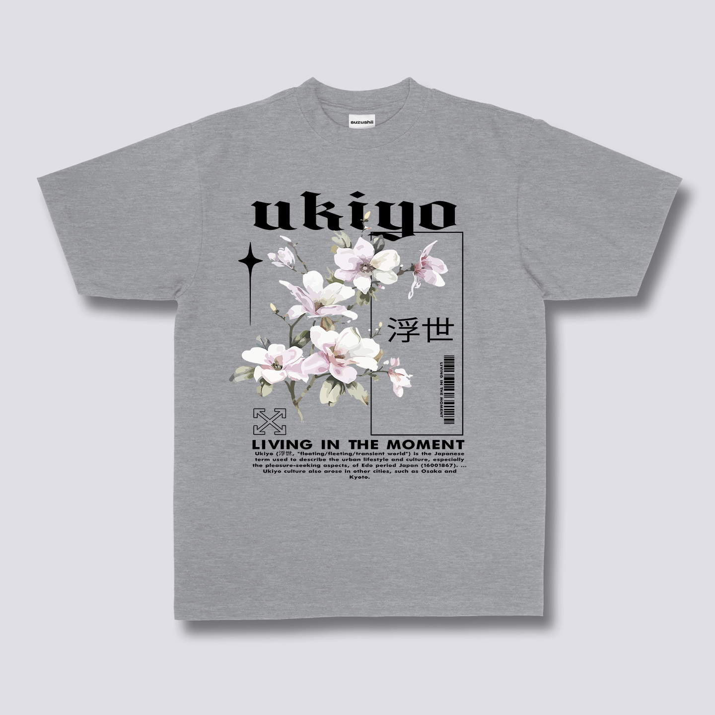 Priekinis Spaudinys - Ukiyo Marškiniai