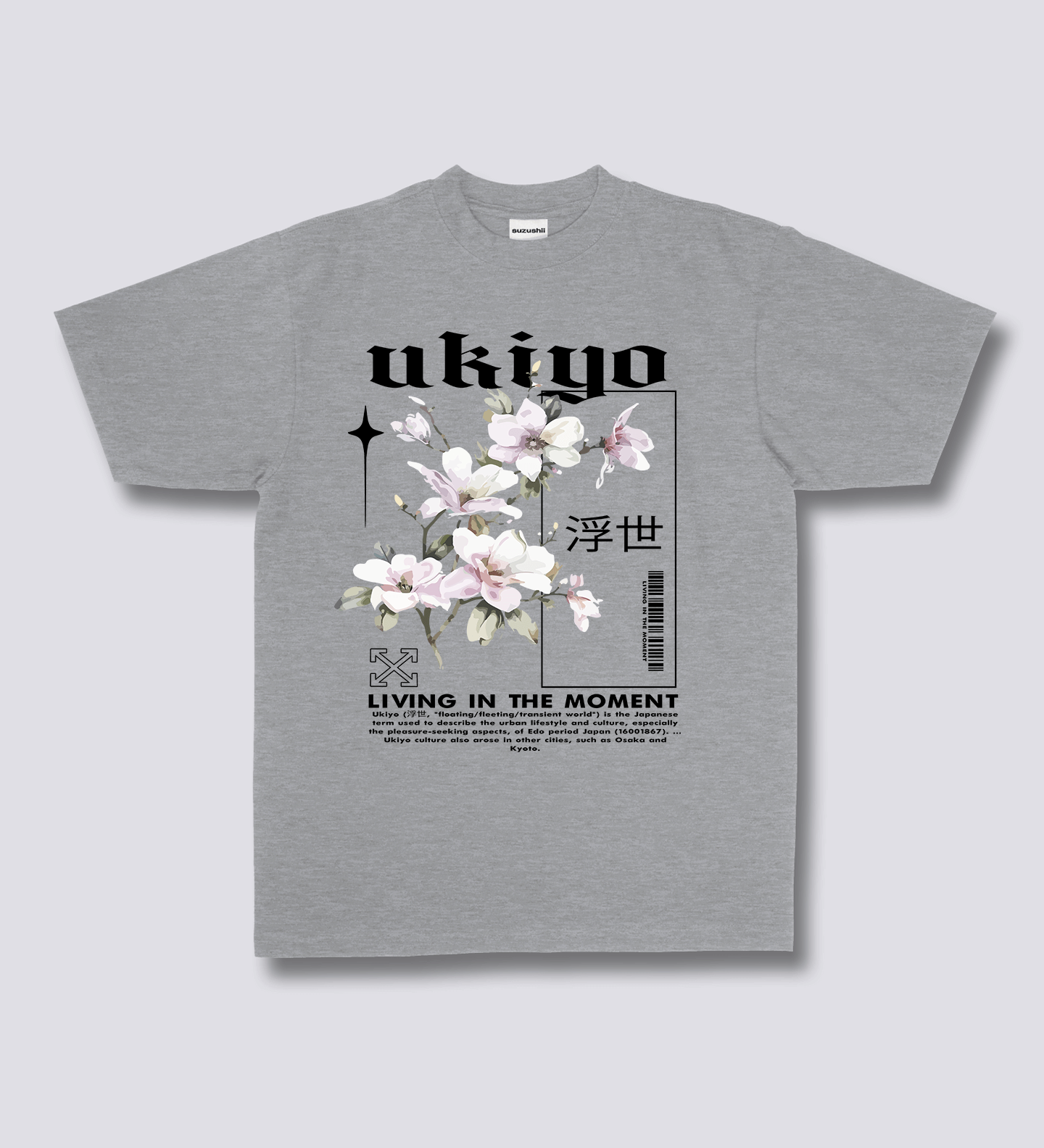 Priekinis Spaudinys - Ukiyo Marškiniai