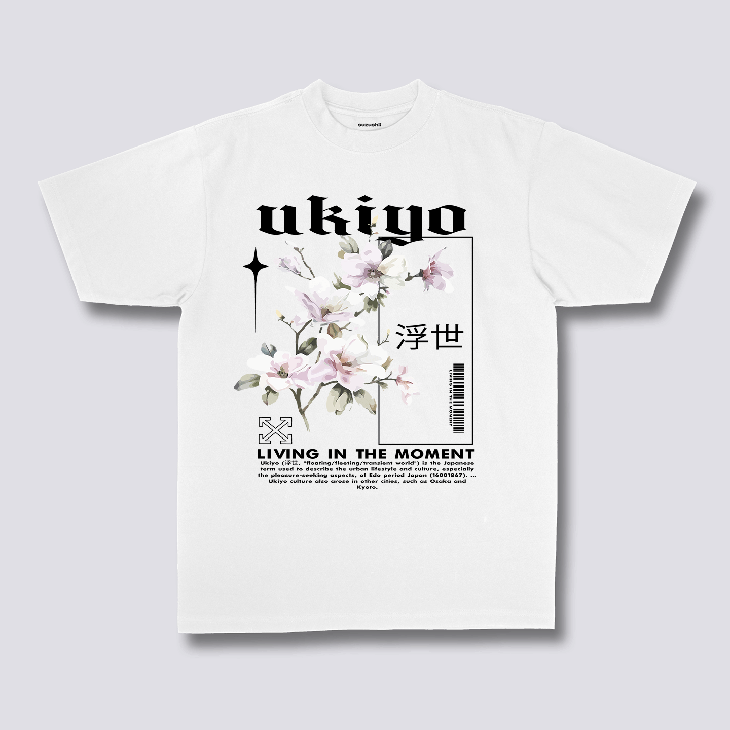 Priekinis Spaudinys - Ukiyo Marškiniai