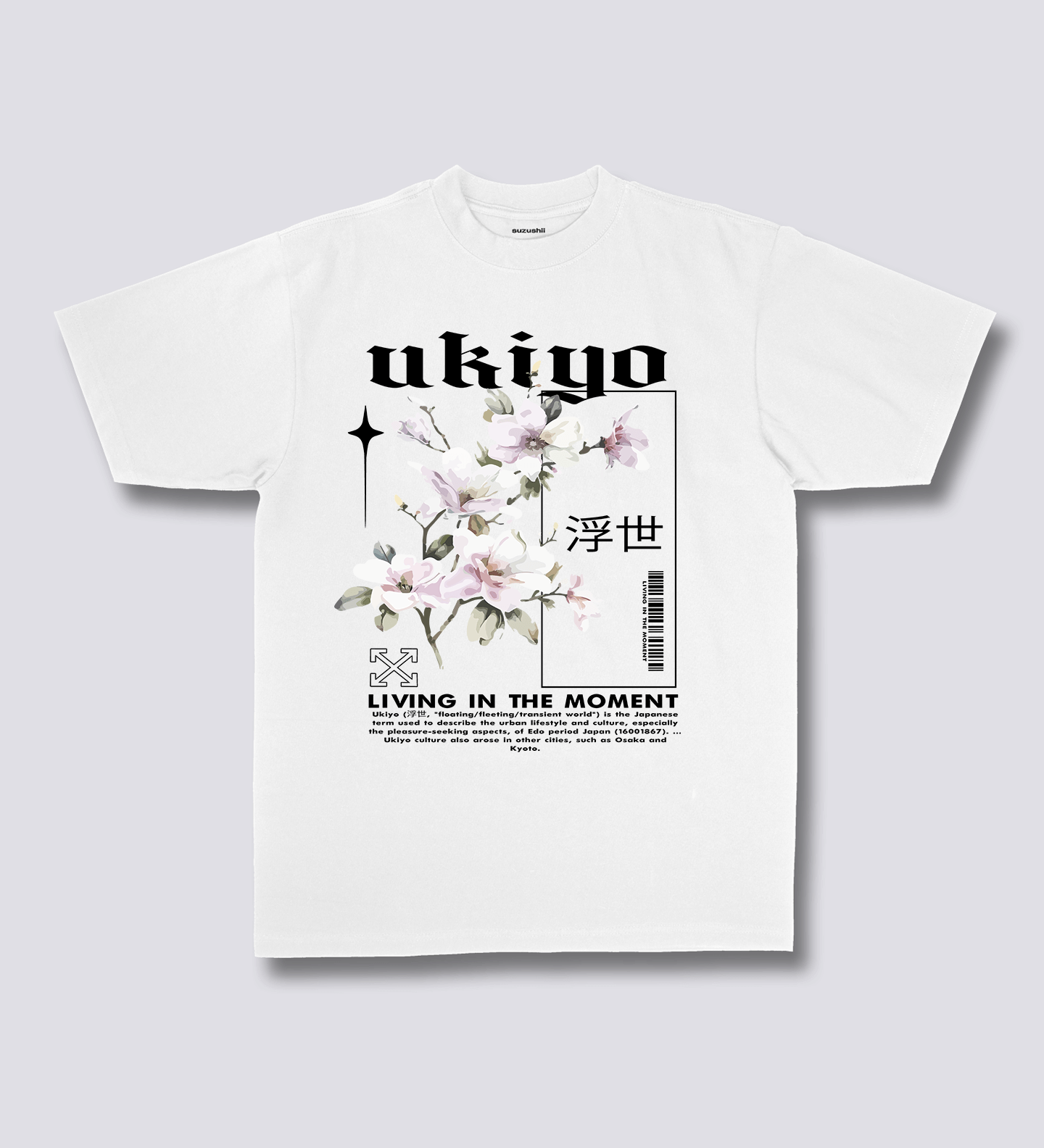 Priekinis Spaudinys - Ukiyo Marškiniai