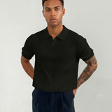 Linas™ | Itališko stiliaus megztas polo