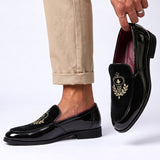 Saulius™ | Elegantiški mokasinai su herbu