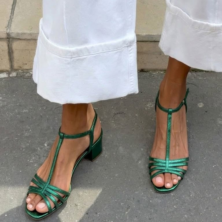 Milda™ | Elegantiški auksiniai sandalai kasdienai