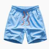 Striped Print Shirts and Swim Shorts Set