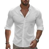 Domantas™ | Elegantiški lino marškiniai