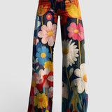 Léna - Pantalons Amples Fleuris
