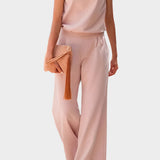 Moteriška Be Rankovių Jumpsuit