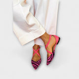 Rožinė Galia Zebra-Flats