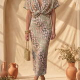 Antonella | Vestito elegante in tessuto leggero e fluido