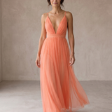 Ginevra | Maxi Abito Luce Corallo