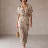 Antonella | Vestito elegante in tessuto leggero e fluido