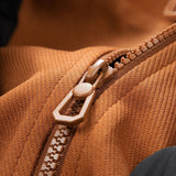Dual-Function Quilted Hooded Baseball Jacket