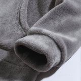 Cozy Teddy Fleece Hoodie with Ear Details