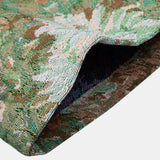 Floral Jacquard Cuban Shirt with Artistic Print