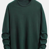 Set of 5 Essential Long Sleeve Cotton T-Shirts