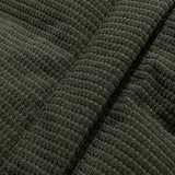 Teddy-Fleece Lined Corduroy Hooded Puffer Jacket