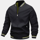 Zippered Bomber Jacket