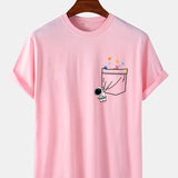Astronaut Galaxy Pocket Graphic Tee