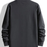 Long Sleeve Fleece Mock Neck Tee