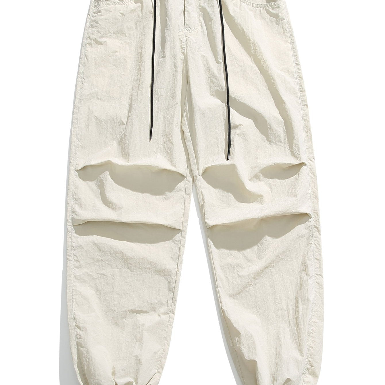 Stretchy Waistband Parachute Trousers