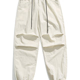 Stretchy Waistband Parachute Trousers