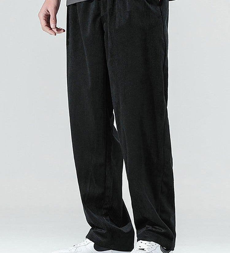Classic Straight Leg Corduroy Trousers
